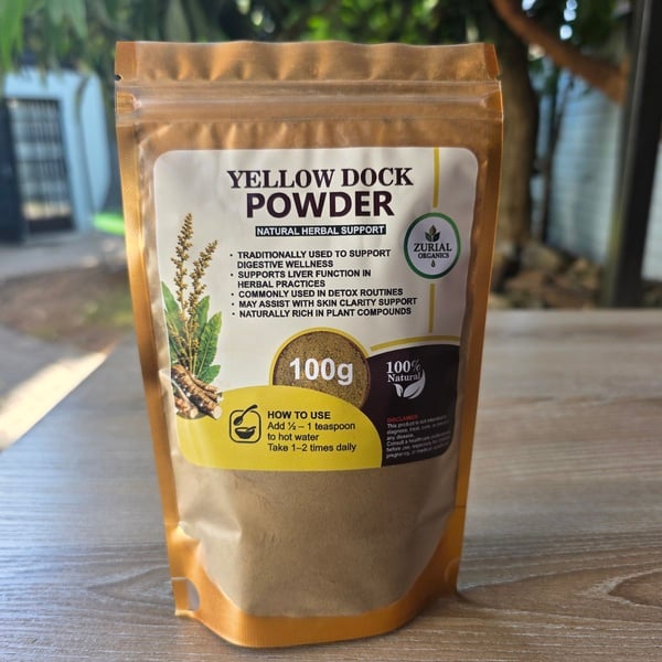 ZURIAL Organics™ Yellow Dock Powder – 100g picture