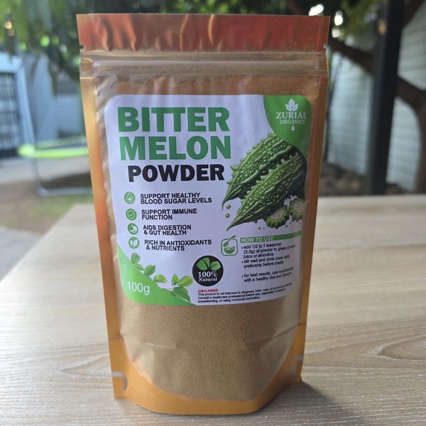 ZURIAL Organics™ Bittermelon Powder – 100g