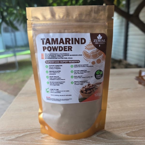 ZURIAL Organics™ Tamarind Powder – 100g