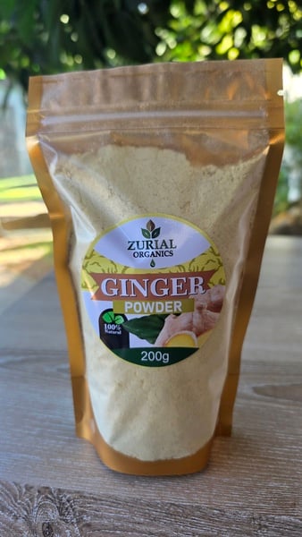 ZURIAL Organics™ Ginger Powder – 200g