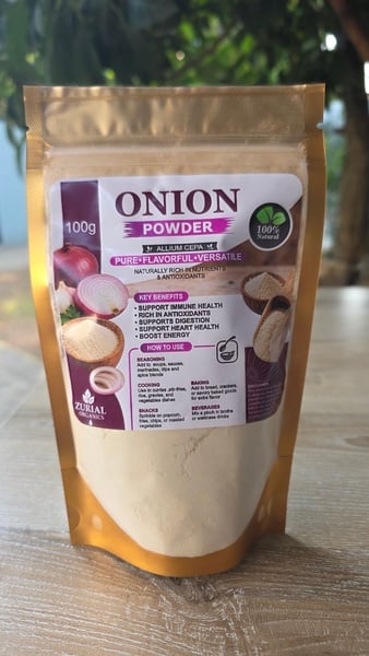 ZURIAL Organics™ Onion Powder – 100g