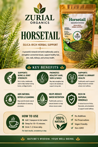 ZURIAL Organics™ Horsetail – 50g