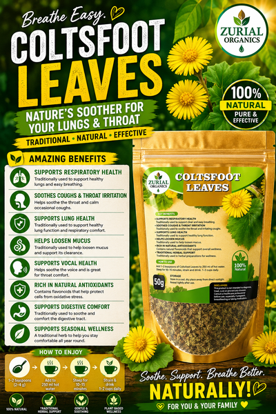 ZURIAL Organics™ Coltsfoot – 50g