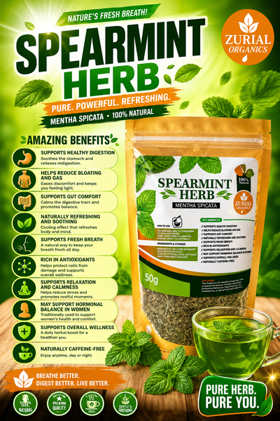 ZURIAL Organics™ Spearmint herb – 50g