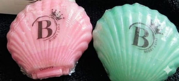 Wet Reveal Earrings in a shell