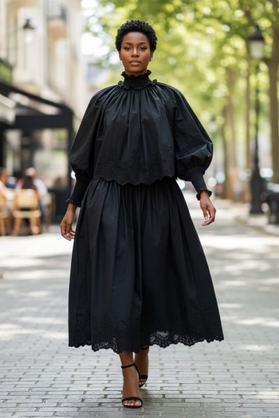 HIGH NECK DRESS