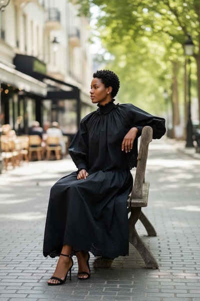 HIGH NECK DRESS