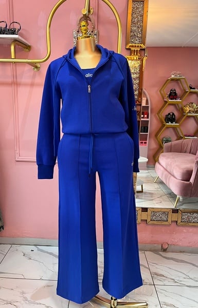 Alo Sweat Set - Blue