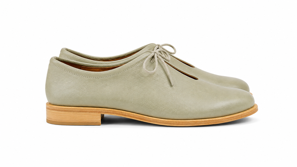 Lushy Lacy Ballerina Oxfords | Thyme Green