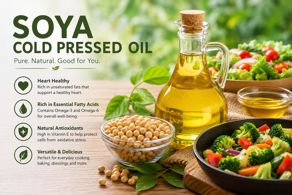 Soya Cold-Pressed Oil: The Natural Choice for Healthier Cooking and Everyday Living picture