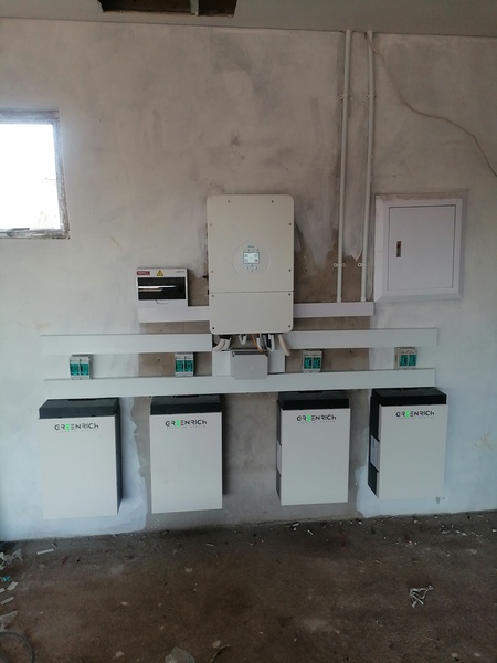 12kw with 20kwh storage off grid solar system
