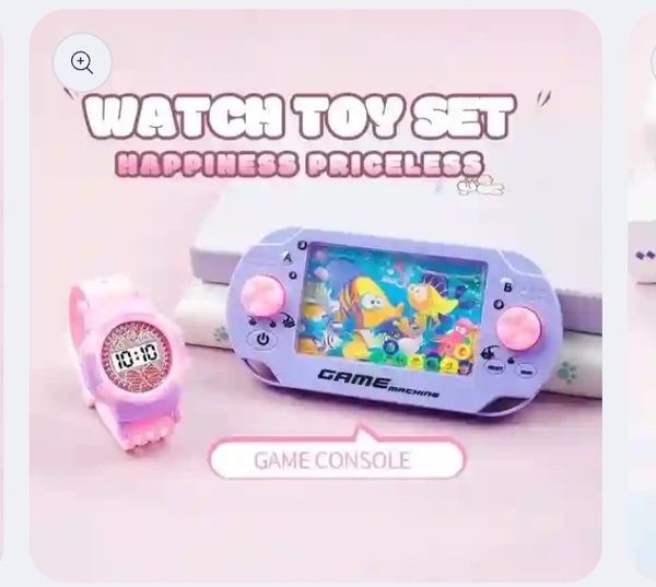 Kids watch and game set