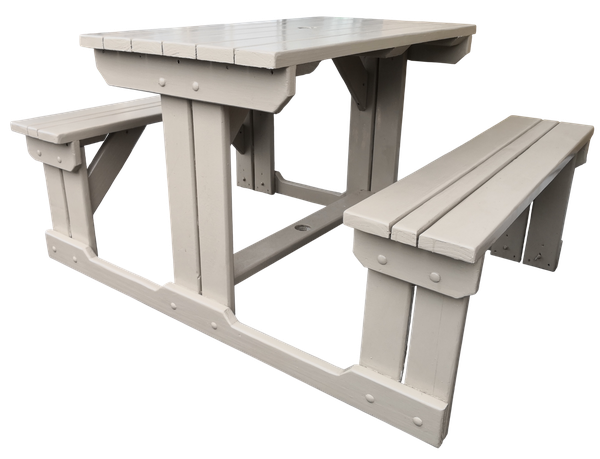 Solid Wood Two Beach Picnic Bench