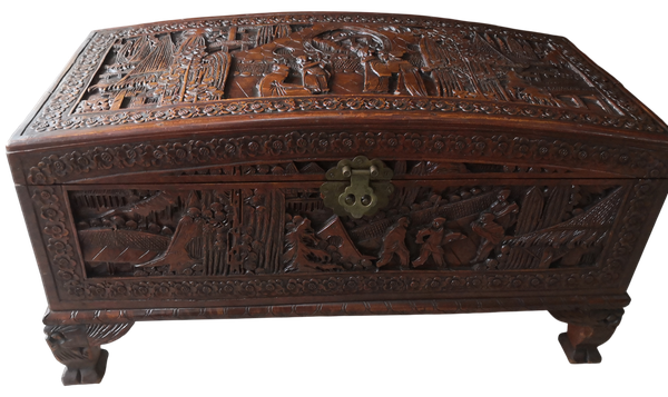 Vintage Chinese Camphorwood Chest
