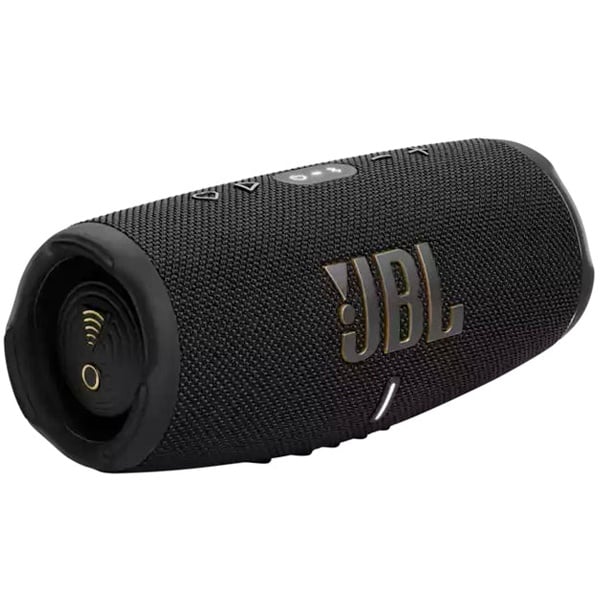 JBL Charge 5 Portable Waterproof WiFi and Bluetooth Speaker - Black