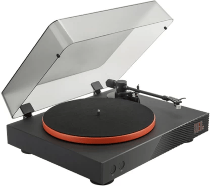 JBL Aluminium Belt Drive Turntable (Black, Orange)