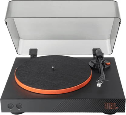 JBL Aluminium Belt Drive Turntable (Black, Orange)