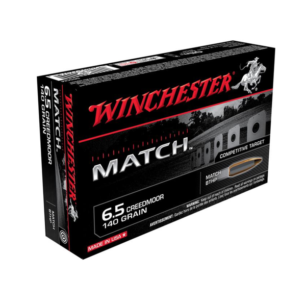 Winchester 6.5 Creedmoor 140gr Match BTHP