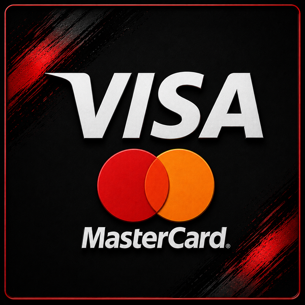 Logo for Visa, Mastercard