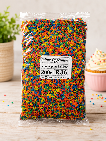 Mini Rainbow Sequins