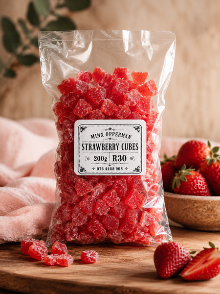 Strawberry Cubes 200g