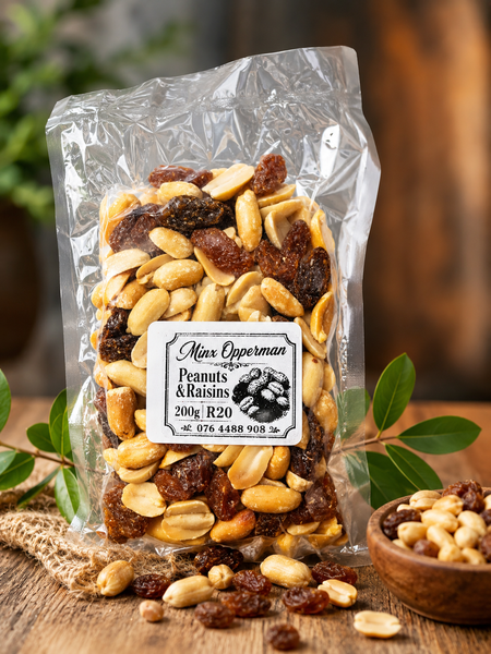 Peanuts and Raisins 200g Roasted and Salted