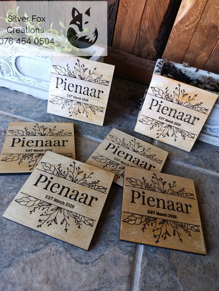 Engraved Serving Platter and Coasters