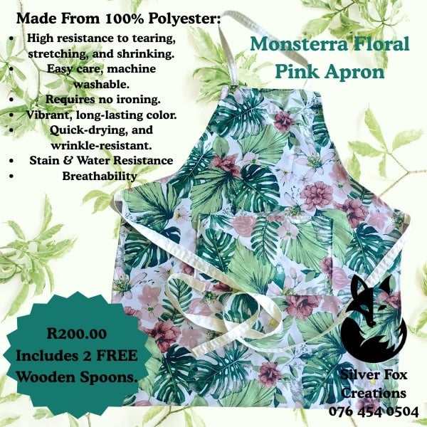 Apron Monsterra Floral
