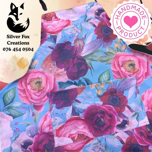 Handmade Apron Floral Theme