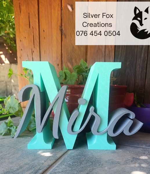 3D Printed Name stand