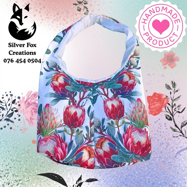 Boho Shoulder bag Protea Red