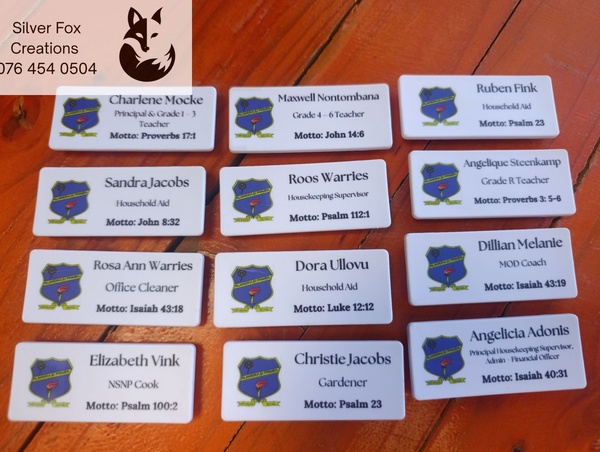 Custom Polymer Magnetic Name Badges