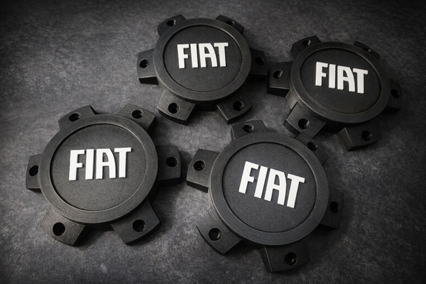 3D printed wheel caps