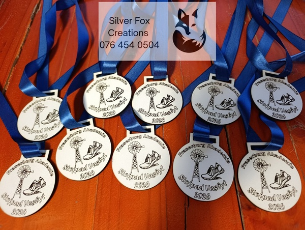 Custom Engraved wooden medals