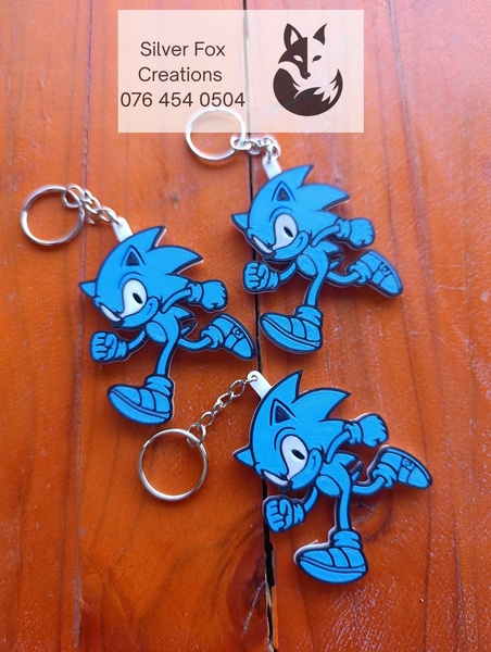 Sonic the hedgehog keychain