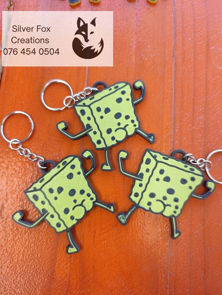 Spongebob keychain