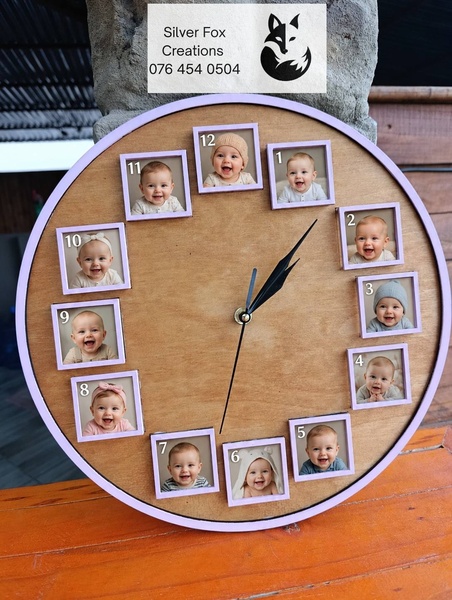 Picture Frame wall clock - 30cm Round