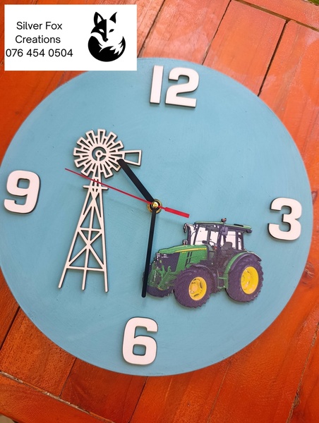 Farm baby clock