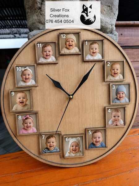 Picture Frame wall clock - 30cm Round