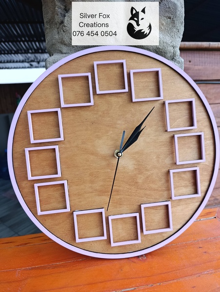 Picture Frame wall clock - 30cm Round