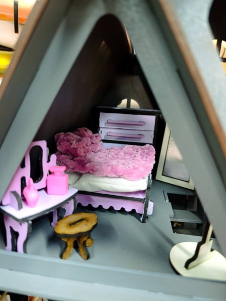 Lasercut Doll House and accessories