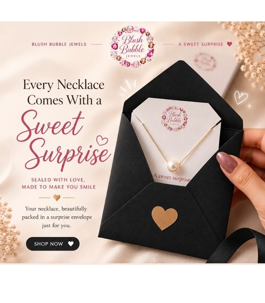 The Blush Bubble Necklace Bar