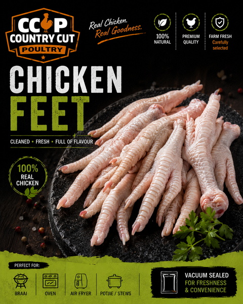 Clean Chicken Feet 1kg Packs