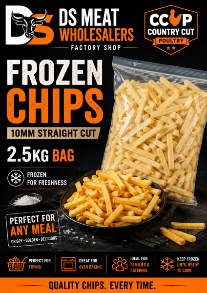 Chips 2.5kg 10mm straight cut frozen