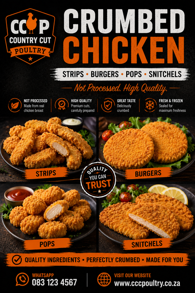 Crumbed Chicken Not processed