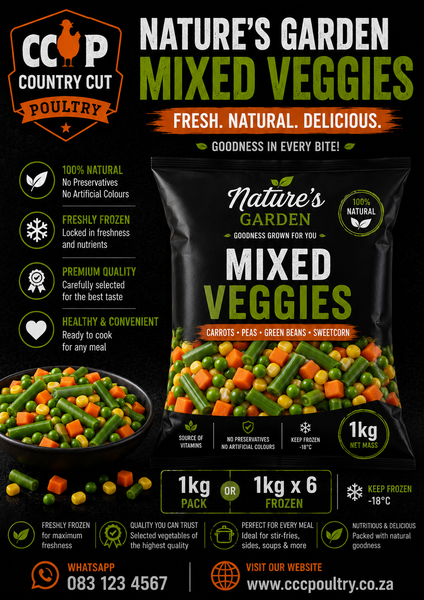 Nature’s Garden Mixed Veggies 1kg