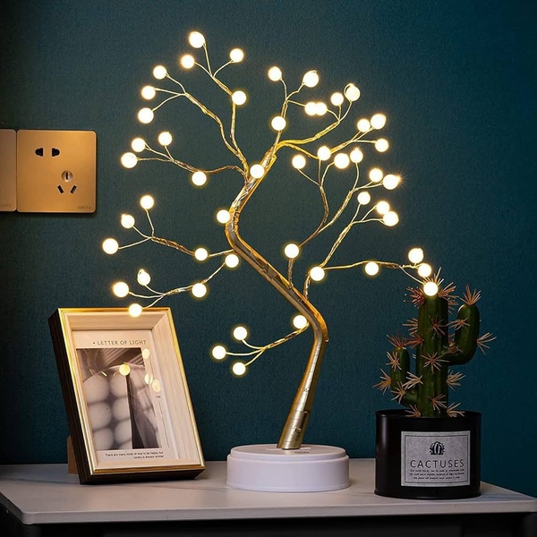 Cherries On A Tree Led Lamp