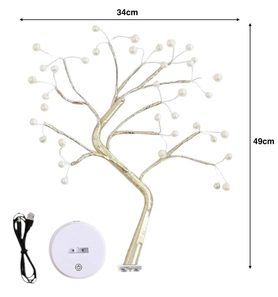 Cherries On A Tree Led Lamp