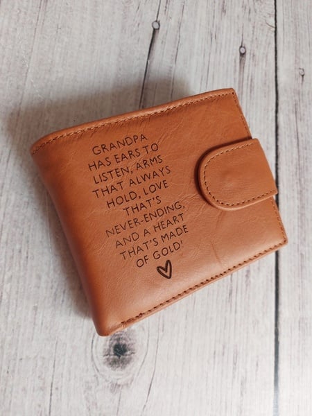 Father's Day Leather Wallet