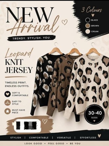 Leopard Print Jersey